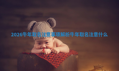 2026牛年取名注意事项解析 牛年取名注意什么
